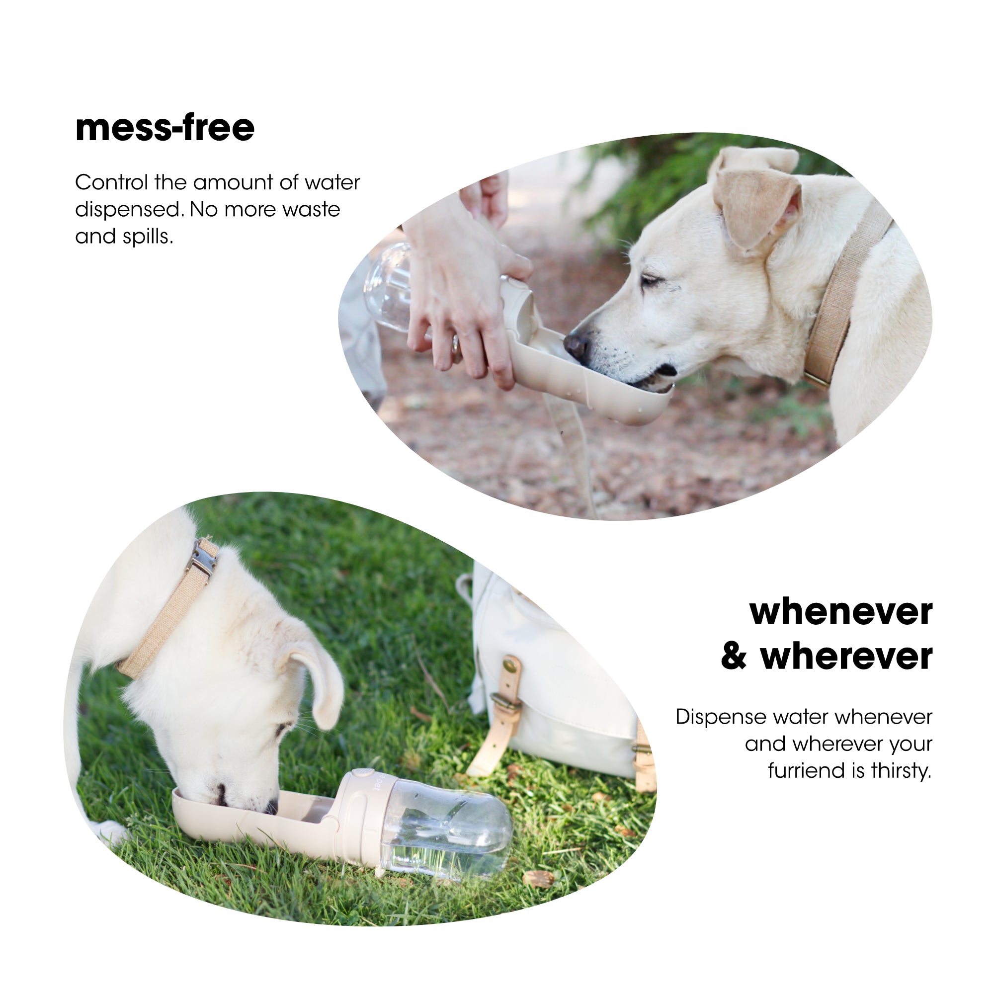 Foldable Pet Water Bottle 10oz